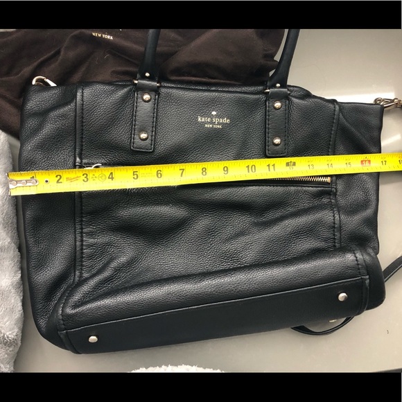 Kate Spade Black Pebbled Leather shoulder bag - Picture 4 of 6